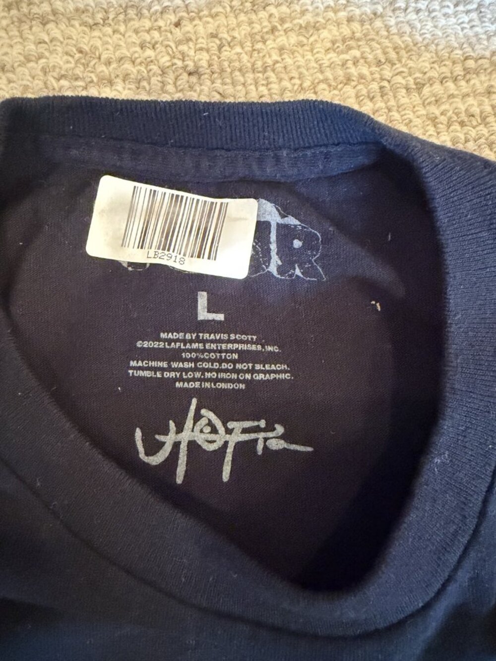 Travis Scott Utopia Tour Tee L NWT